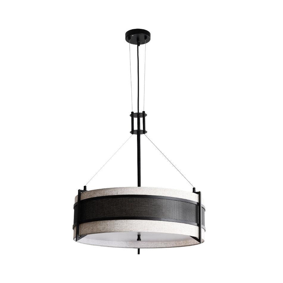 Lustra Chandelier Pedesina Black Mesh LED-Neutral Decor