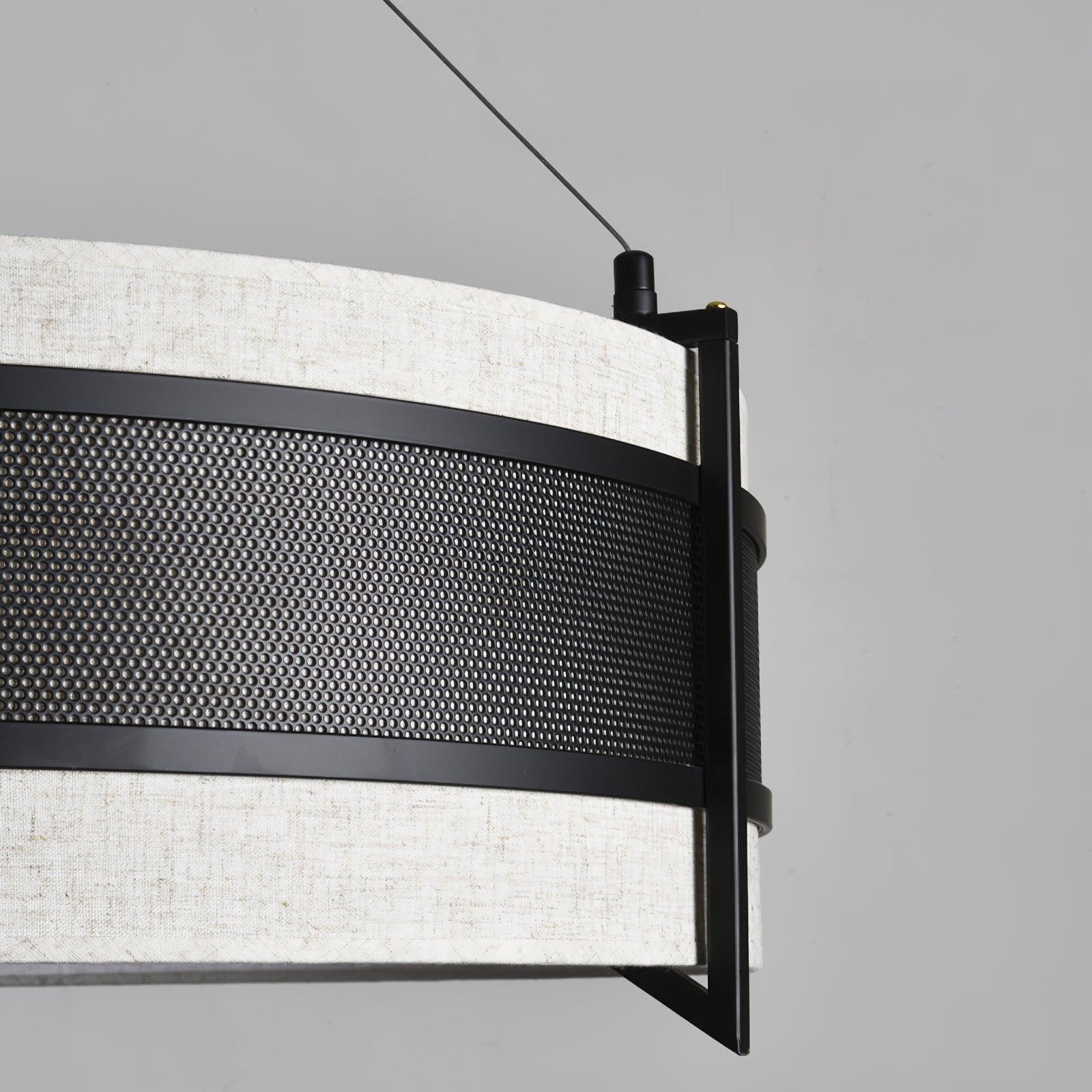 Lustra Chandelier Pedesina Black Mesh LED-Neutral Decor