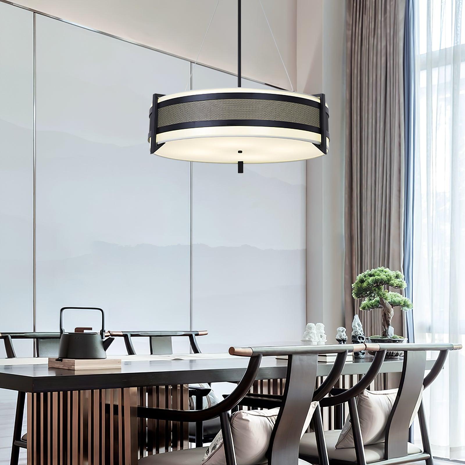 Lustra Chandelier Pedesina Black Mesh LED-Neutral Decor