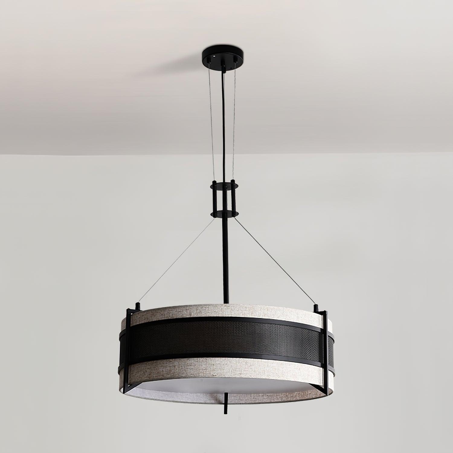 Lustra Chandelier Pedesina Black Mesh LED-Neutral Decor