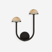 Luste Wall Lamp Asymmetrical Alabaster