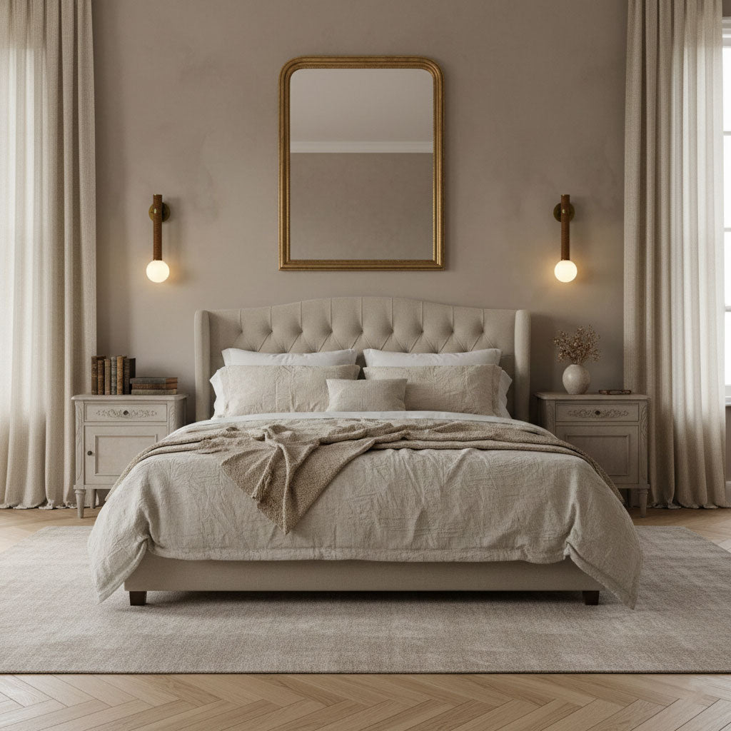 Angled view of the Threadline Globe Wall Sconce highlighting its vertical form.