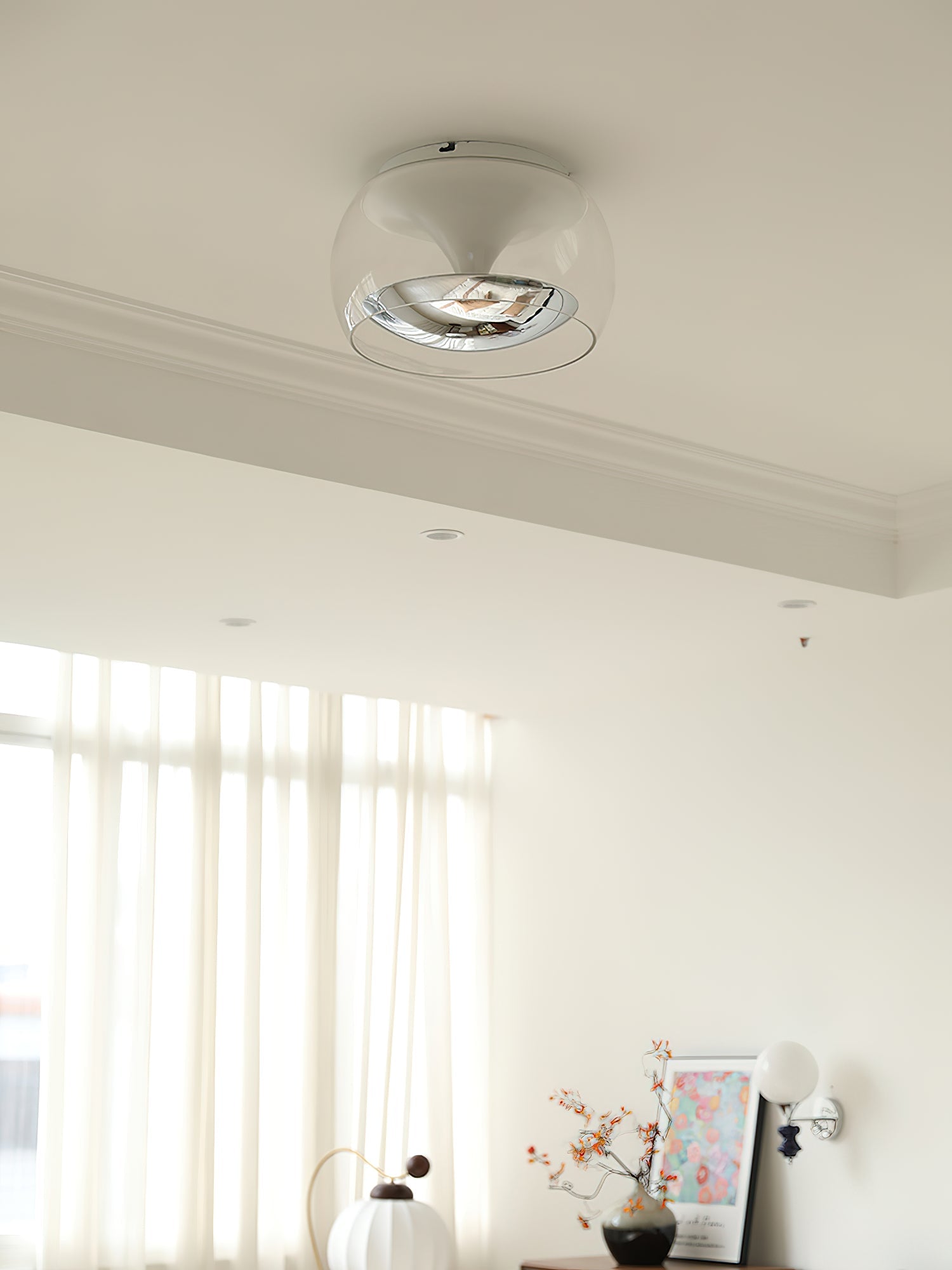 Eshair Nordic Art Pendulum Glass Ceiling Light-Neutral Decor