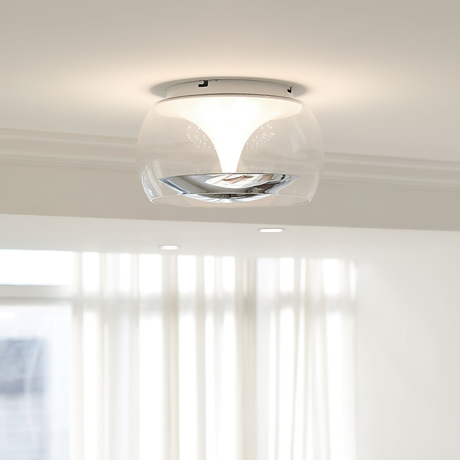 Eshair Nordic Art Pendulum Glass Ceiling Light-Neutral Decor