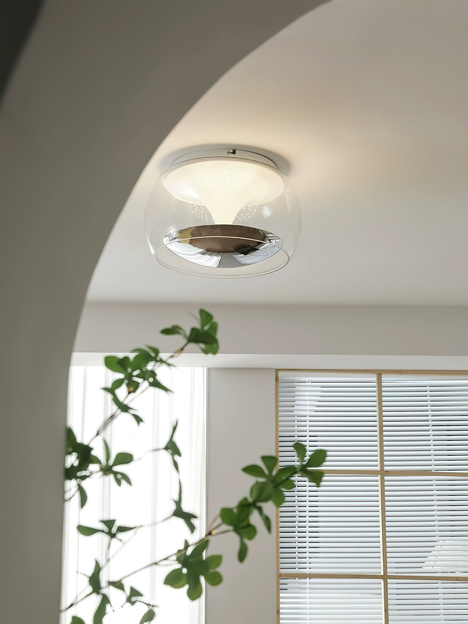 Eshair Nordic Art Pendulum Glass Ceiling Light-Neutral Decor