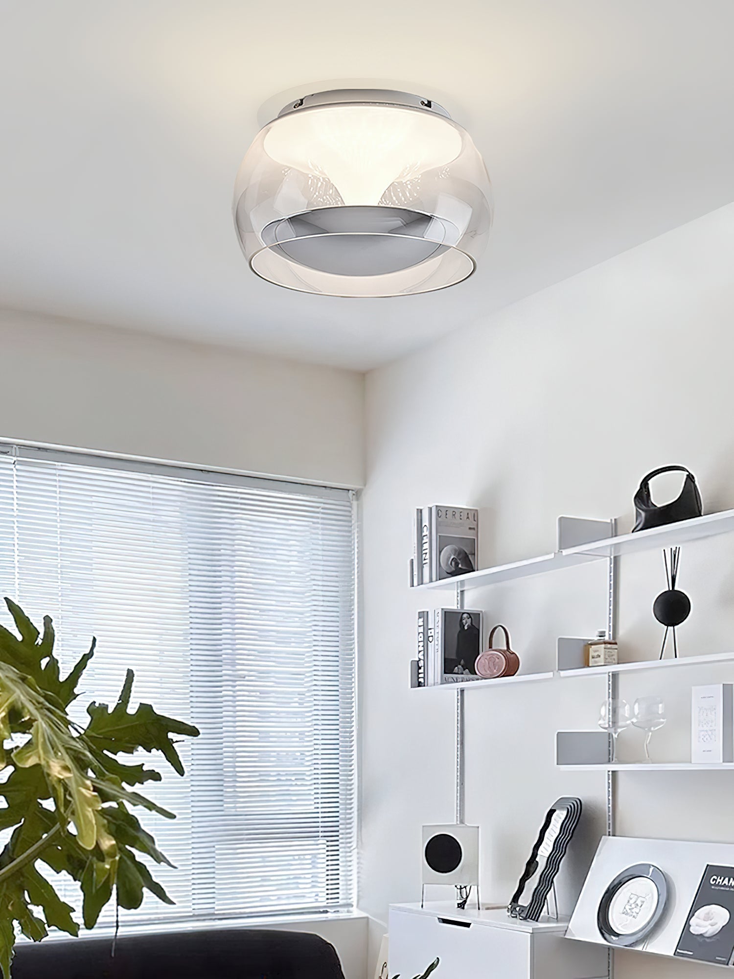 Eshair Nordic Art Pendulum Glass Ceiling Light-Neutral Decor