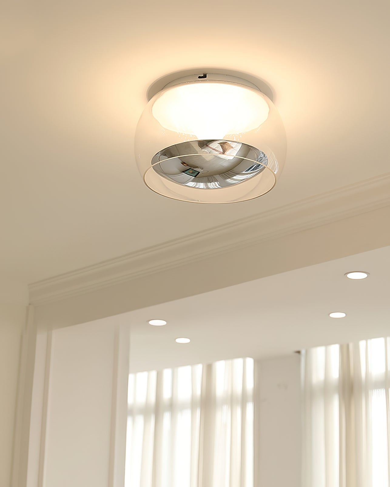 Eshair Nordic Art Pendulum Glass Ceiling Light-Neutral Decor