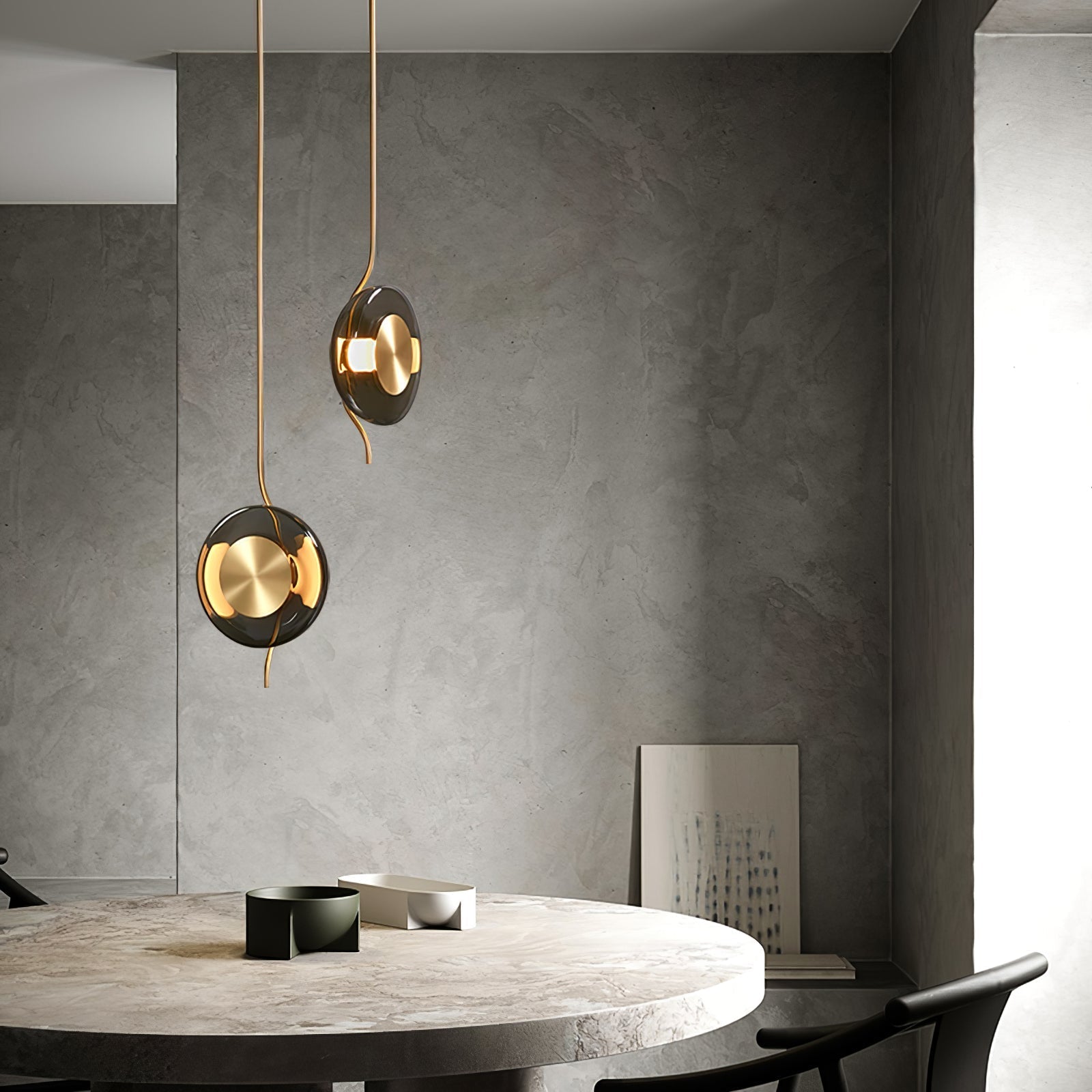 Umirus Modern Minimalist Glass Pendant Lamp-Neutral Decor