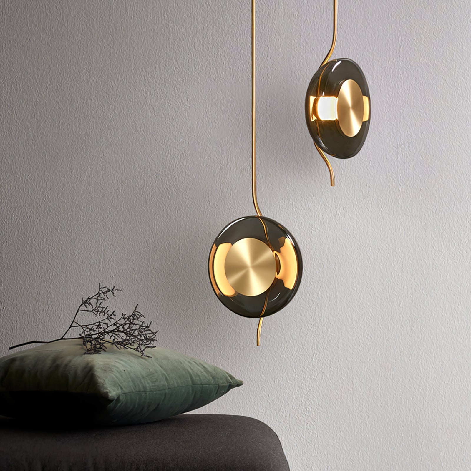 Umirus Modern Minimalist Glass Pendant Lamp-Neutral Decor