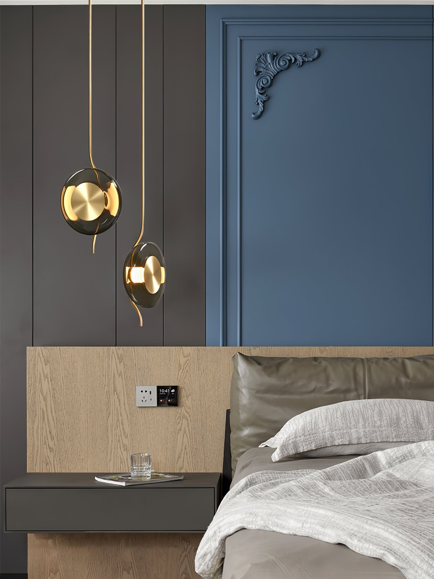 Umirus Modern Minimalist Glass Pendant Lamp-Neutral Decor