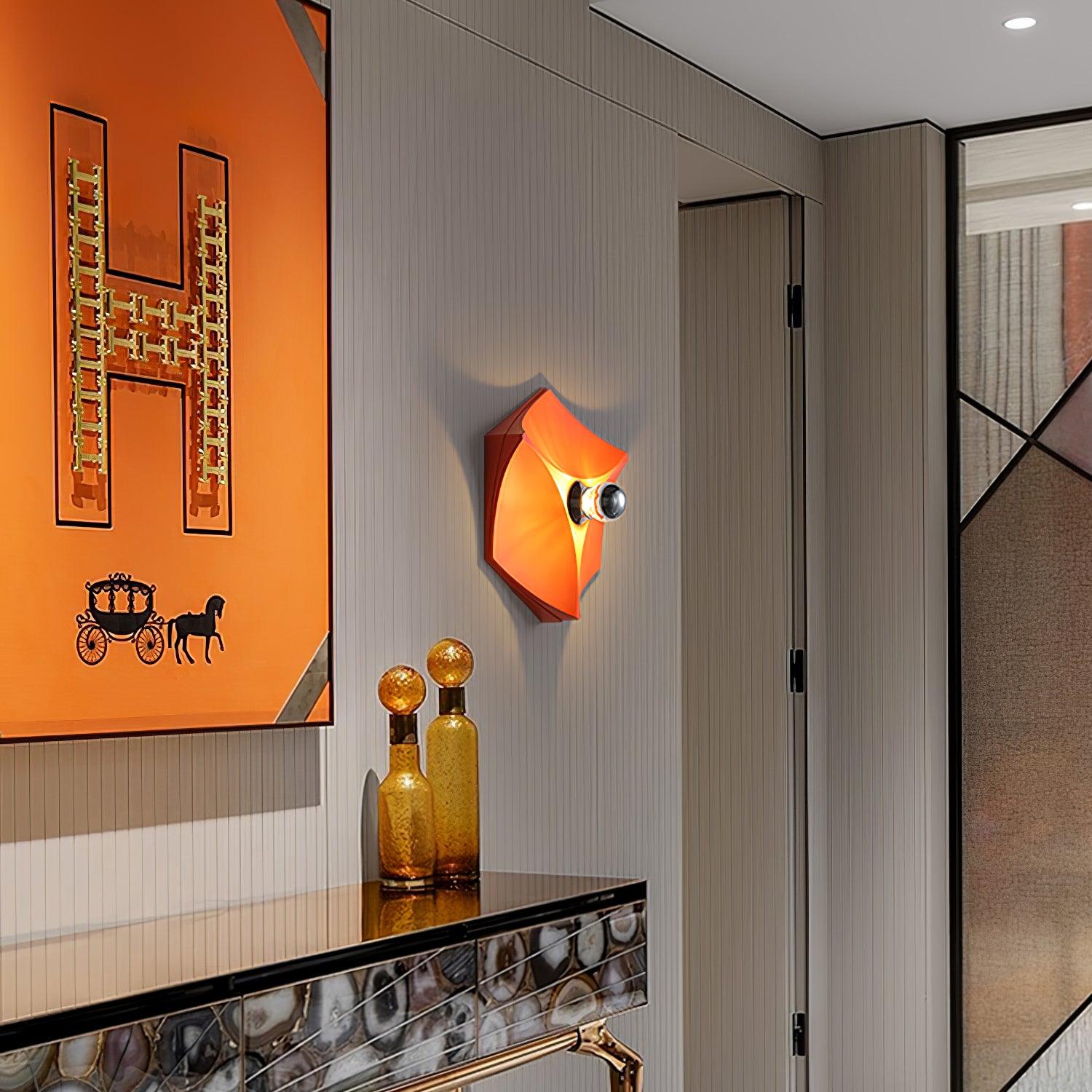 Lustra Wall Light Fabric Geometric-Neutral Decor