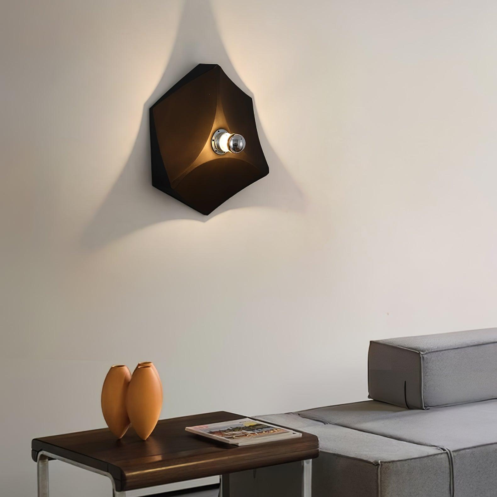 Lustra Wall Light Fabric Geometric-Neutral Decor