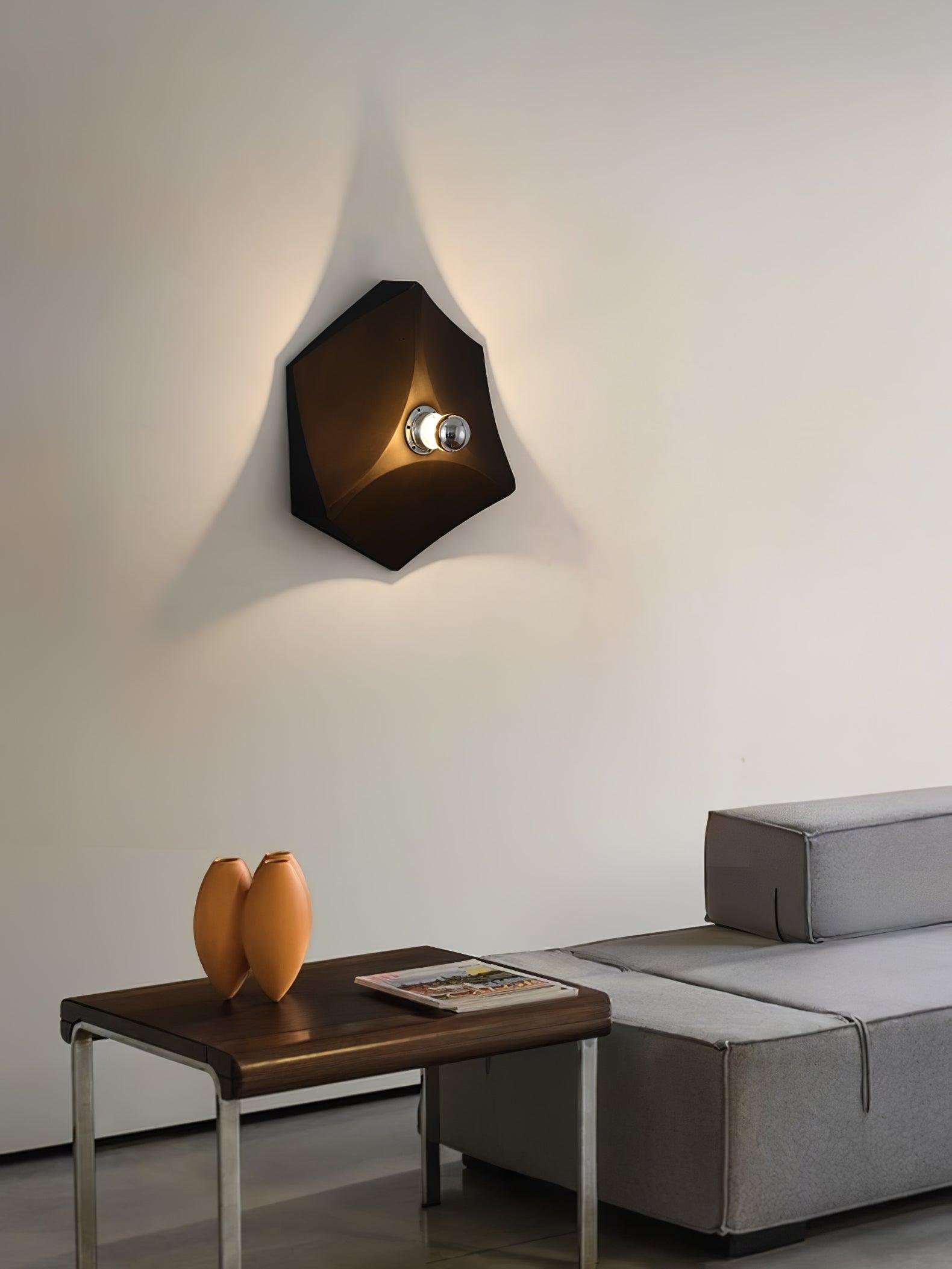 Lustra Wall Light Fabric Geometric-Neutral Decor
