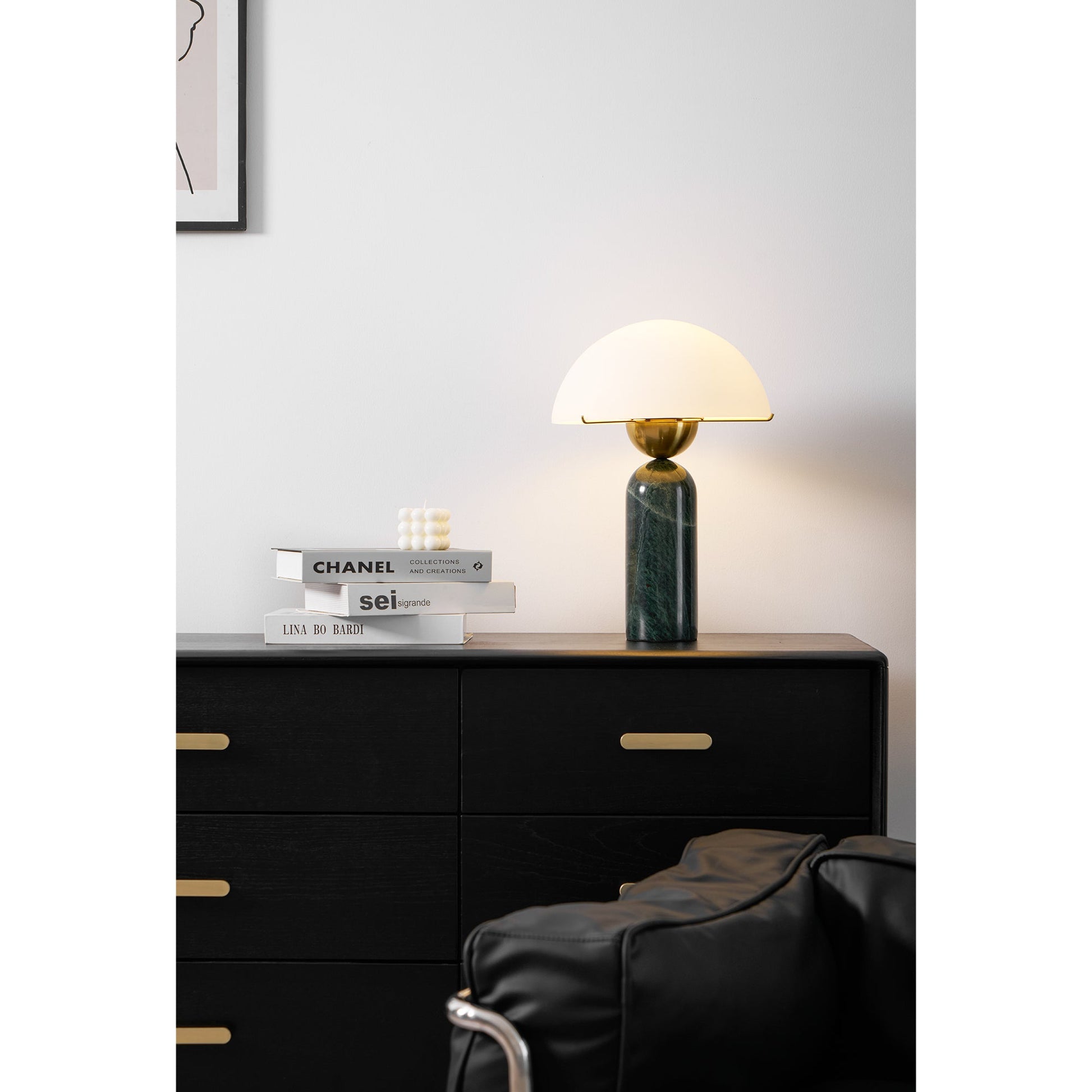 Tirixon Alabaster Table Lamp-Neutral Decor