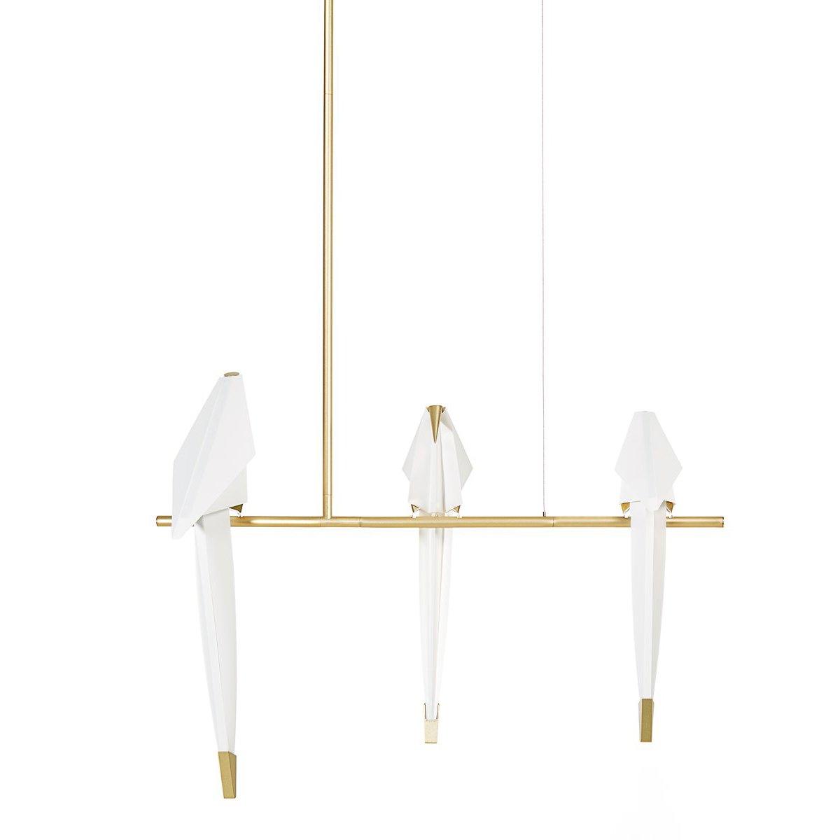 Lustra Chandelier Paper Crane Bird Sculptural LED-Neutral Decor