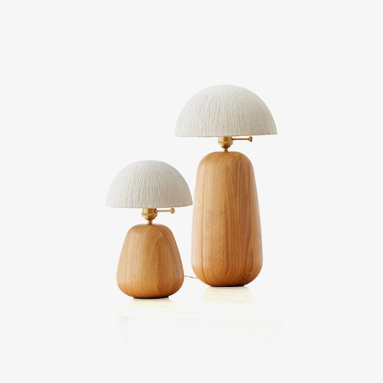 Elugan Organic Wood Table Lamp-Neutral Decor
