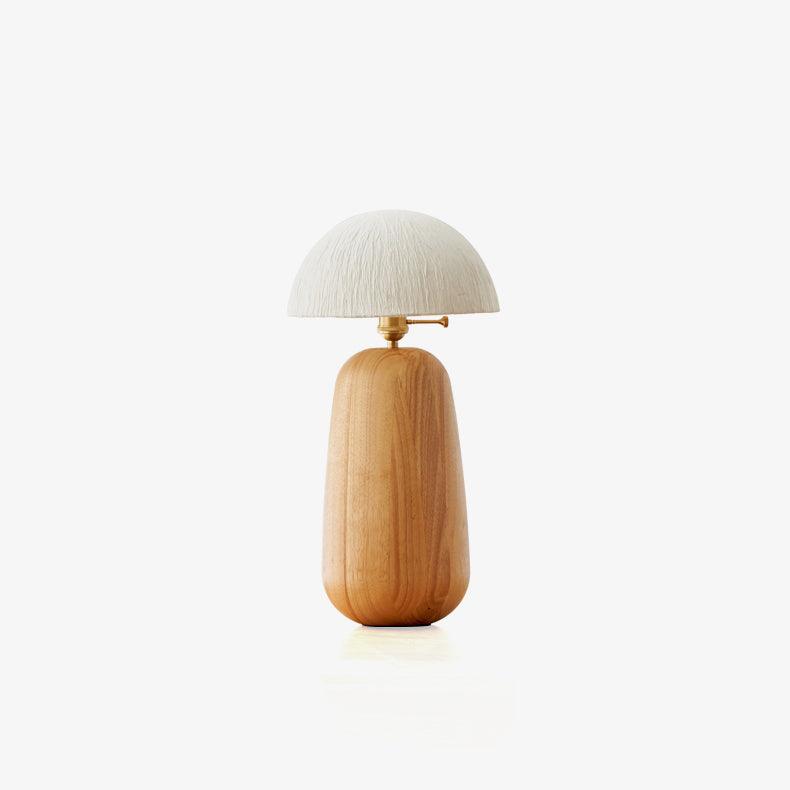 Elugan Organic Wood Table Lamp-Neutral Decor