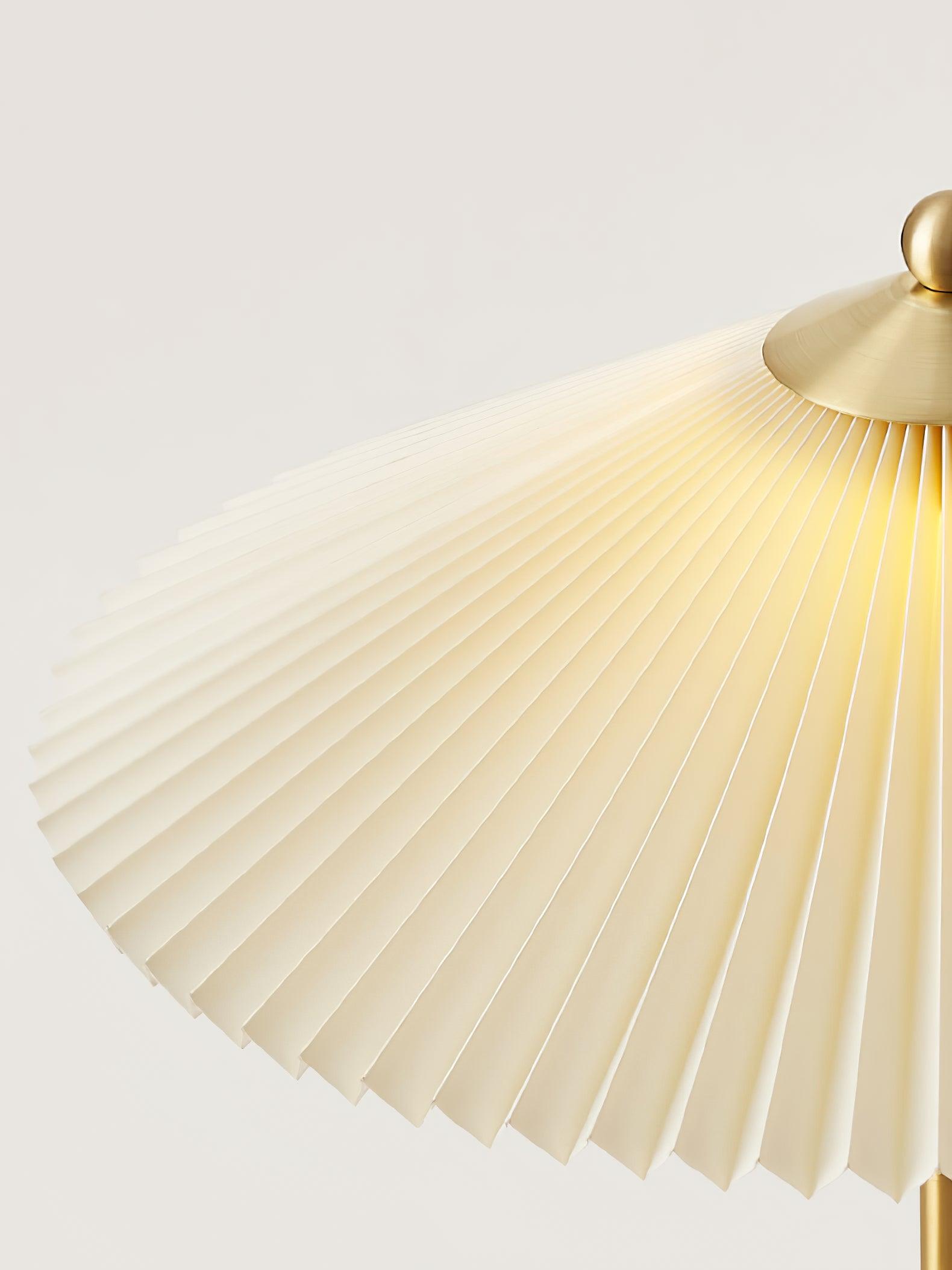 Camirir Pleated Umbrella Table Lamp-Neutral Decor