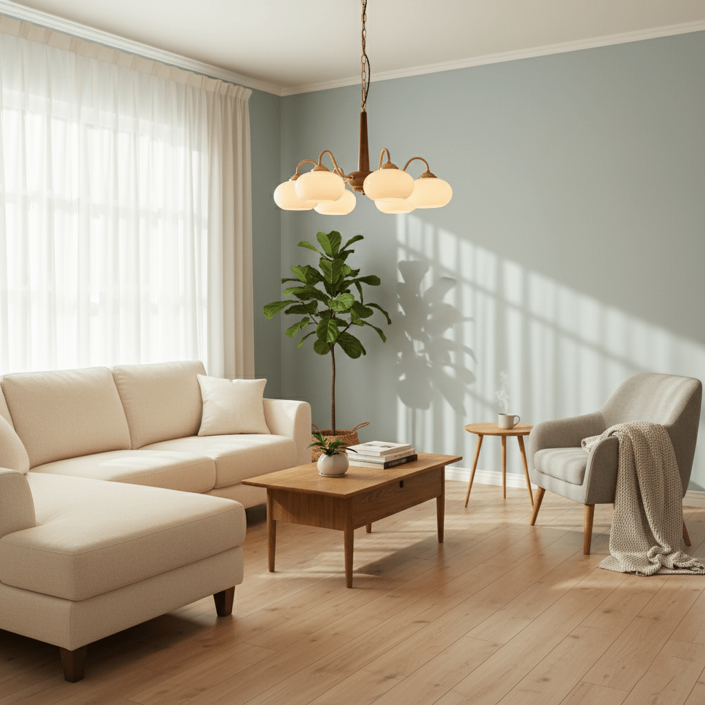 Persimmon Chandelier-Neutral Decor