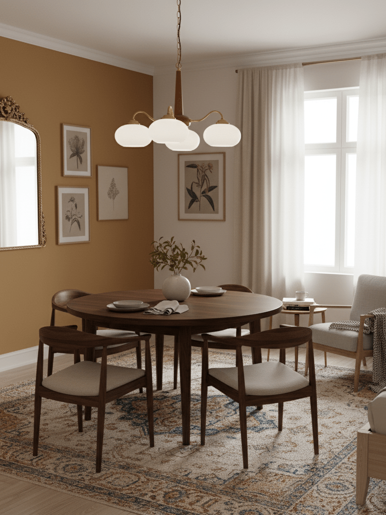 Persimmon Chandelier-Neutral Decor