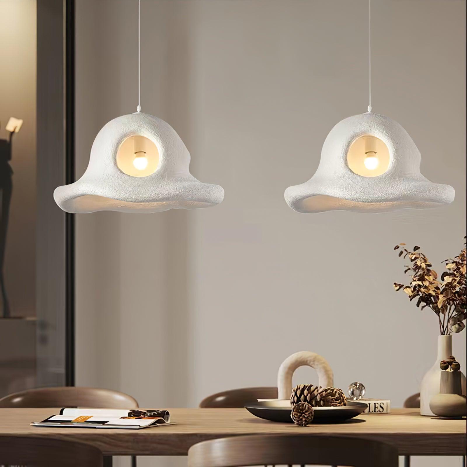 Alnorel Individual Creativity Hat Wabi Pendant Light-Neutral Decor