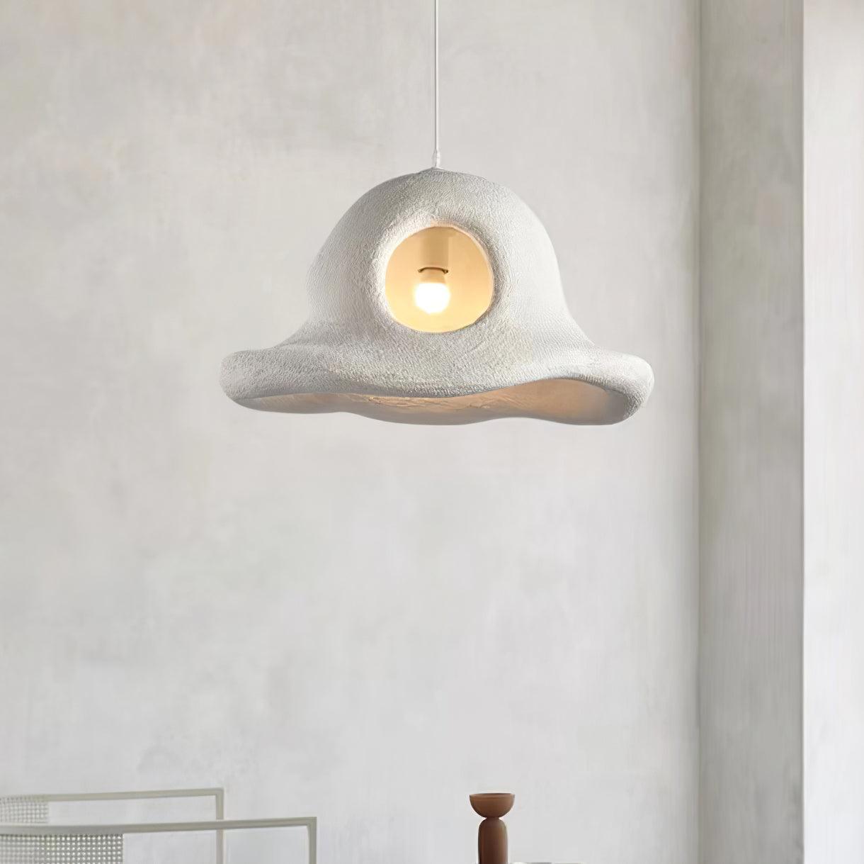 Alnorel Individual Creativity Hat Wabi Pendant Light-Neutral Decor