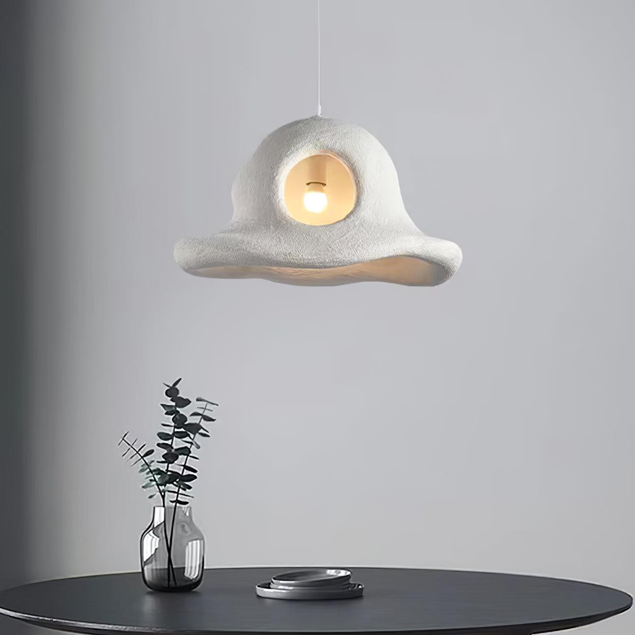 Alnorel Individual Creativity Hat Wabi Pendant Light-Neutral Decor