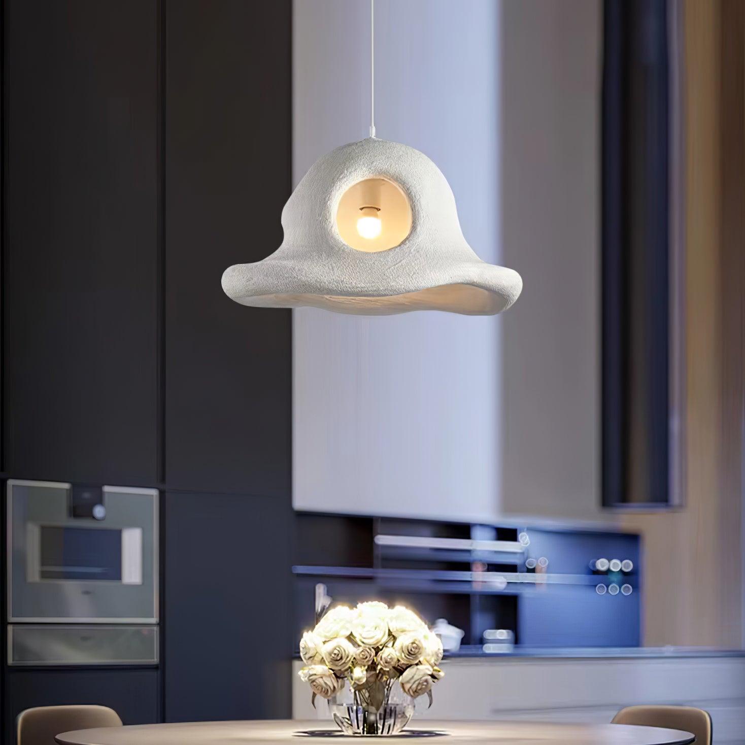 Alnorel Individual Creativity Hat Wabi Pendant Light-Neutral Decor