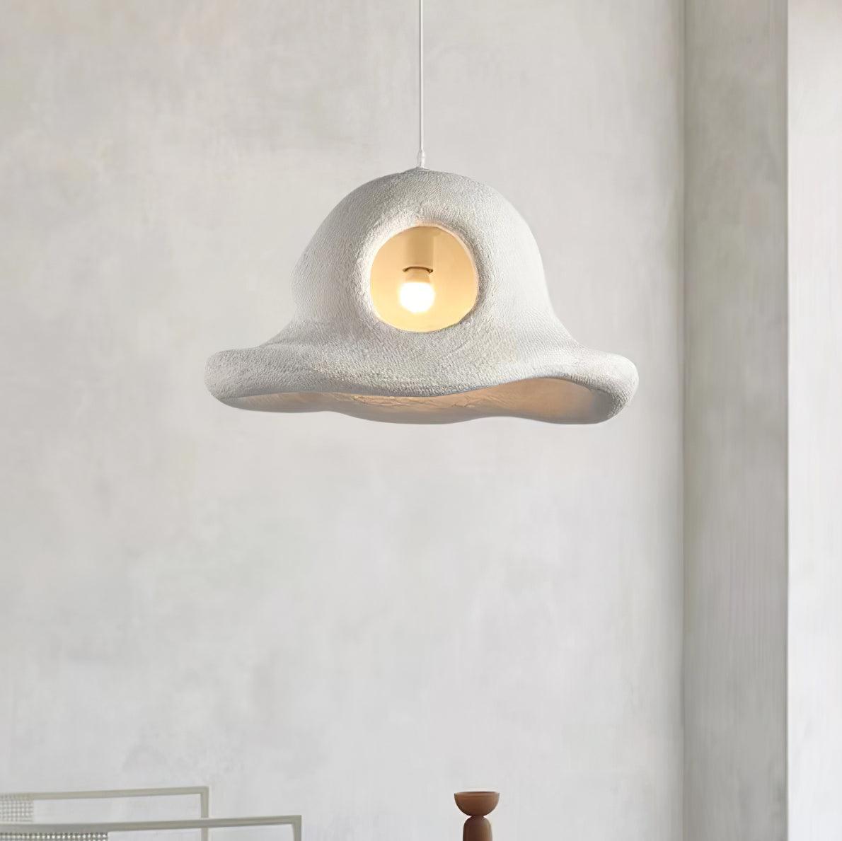 Alnorel Individual Creativity Hat Wabi Pendant Light-Neutral Decor