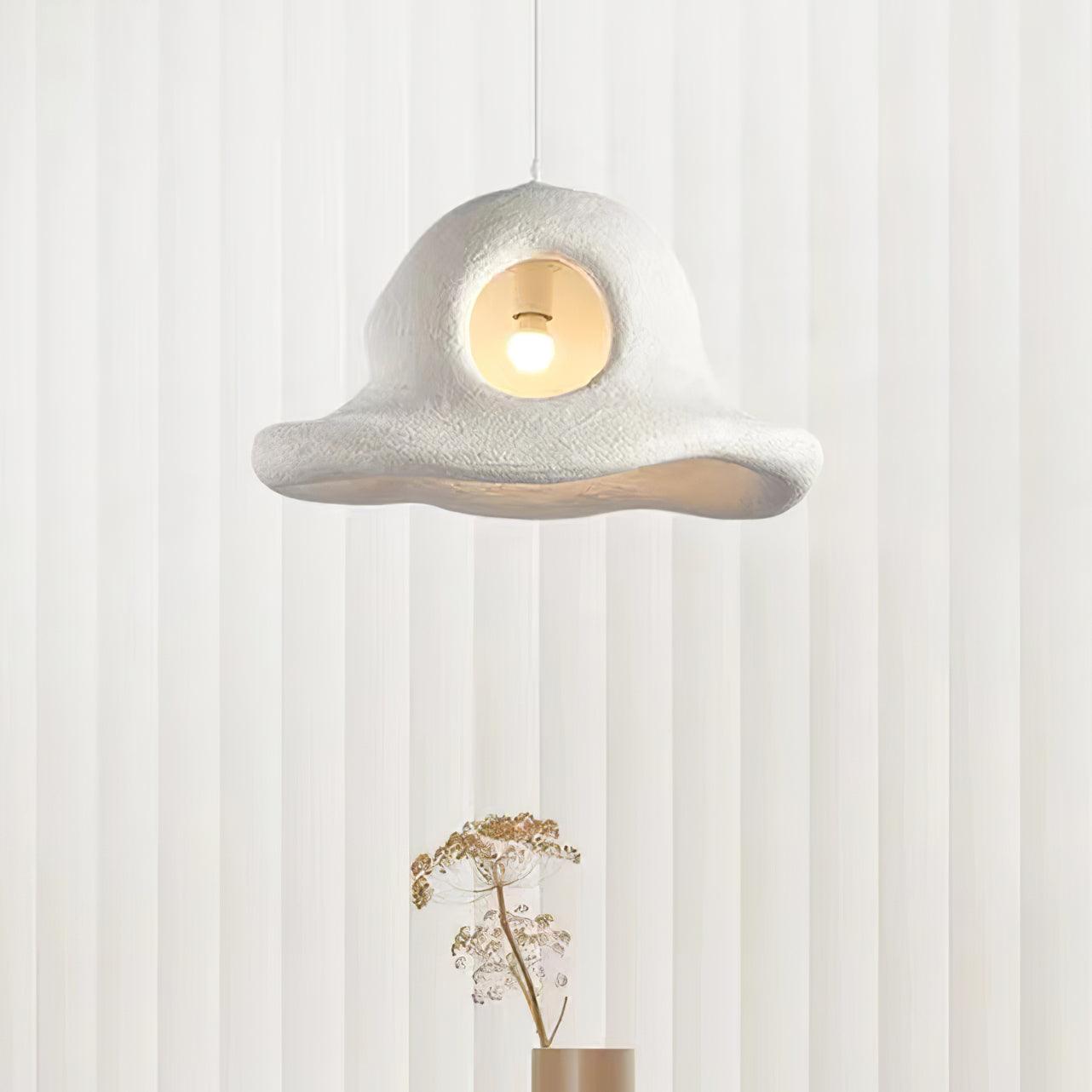 Alnorel Individual Creativity Hat Wabi Pendant Light-Neutral Decor
