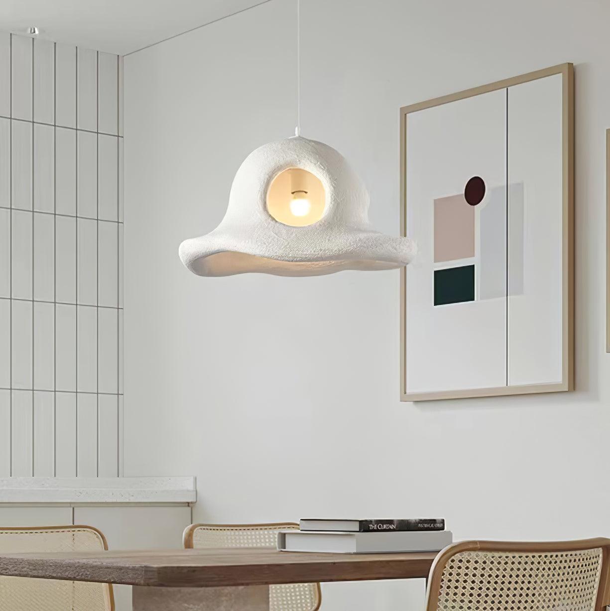 Alnorel Individual Creativity Hat Wabi Pendant Light-Neutral Decor