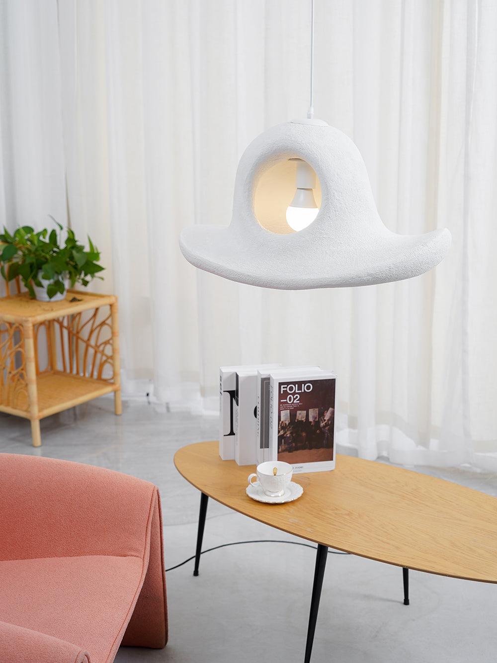 Alnorel Individual Creativity Hat Wabi Pendant Light-Neutral Decor