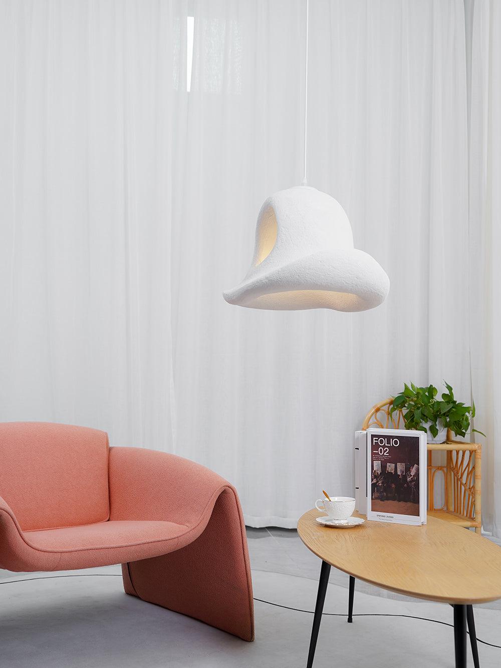Alnorel Individual Creativity Hat Wabi Pendant Light-Neutral Decor
