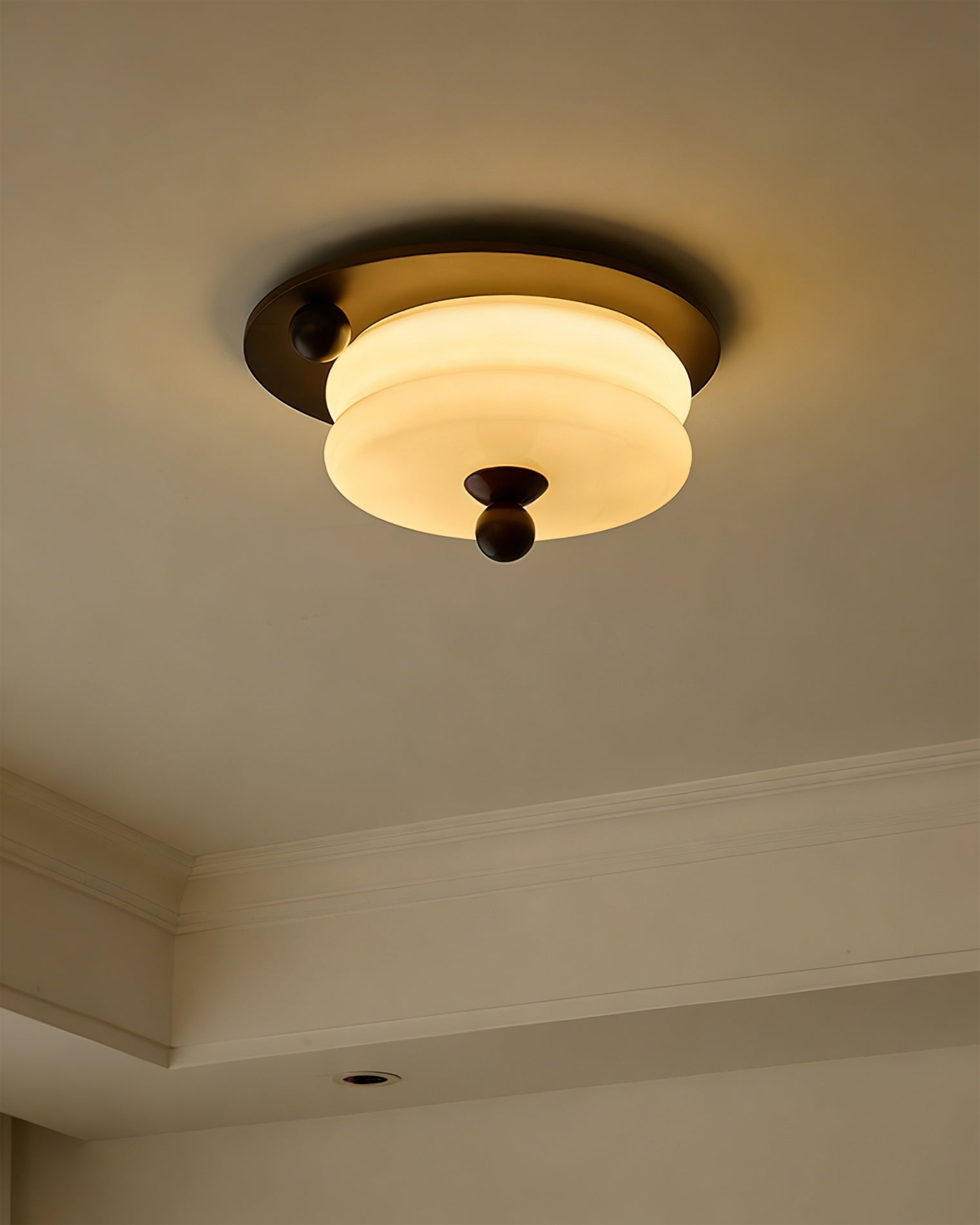 Comparison of the four different pleated patterns available for the Perth light.