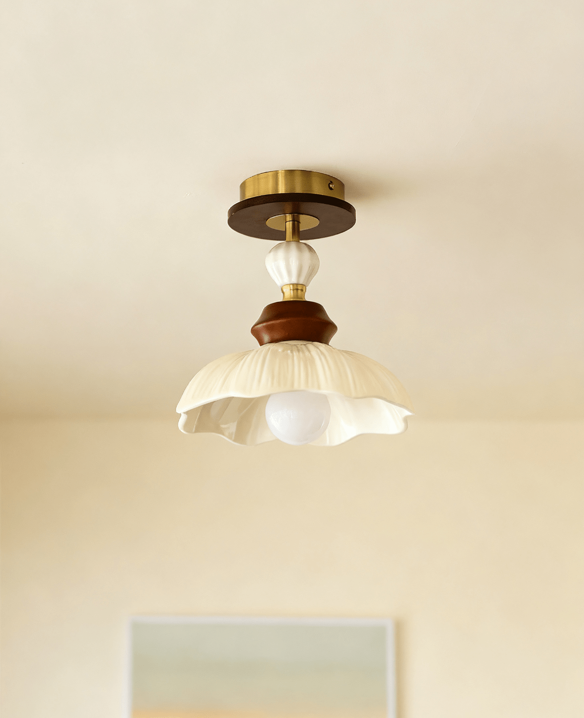 Phel Bloom Ceiling Lamp-Neutral Decor