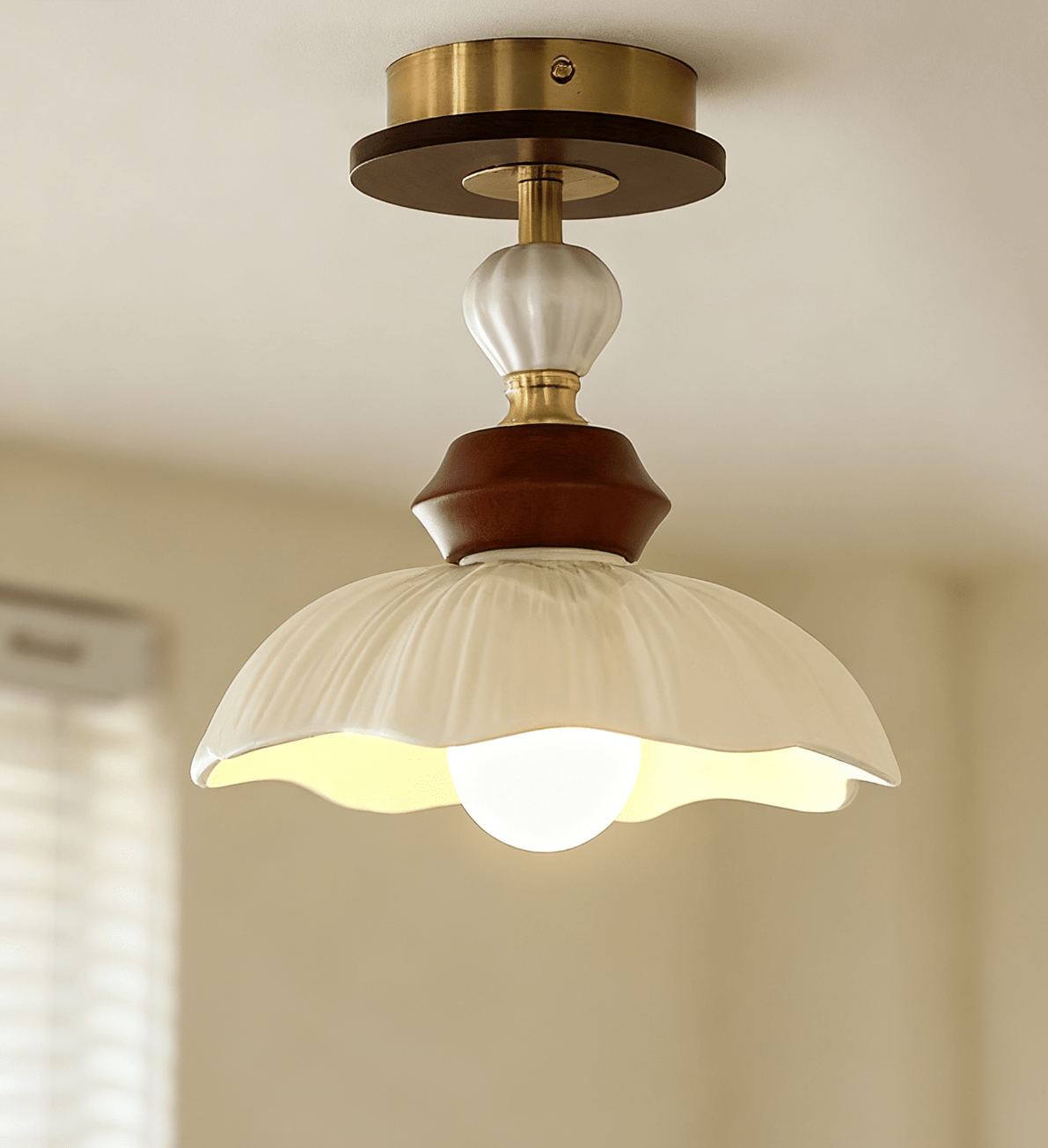 Phel Bloom Ceiling Lamp-Neutral Decor