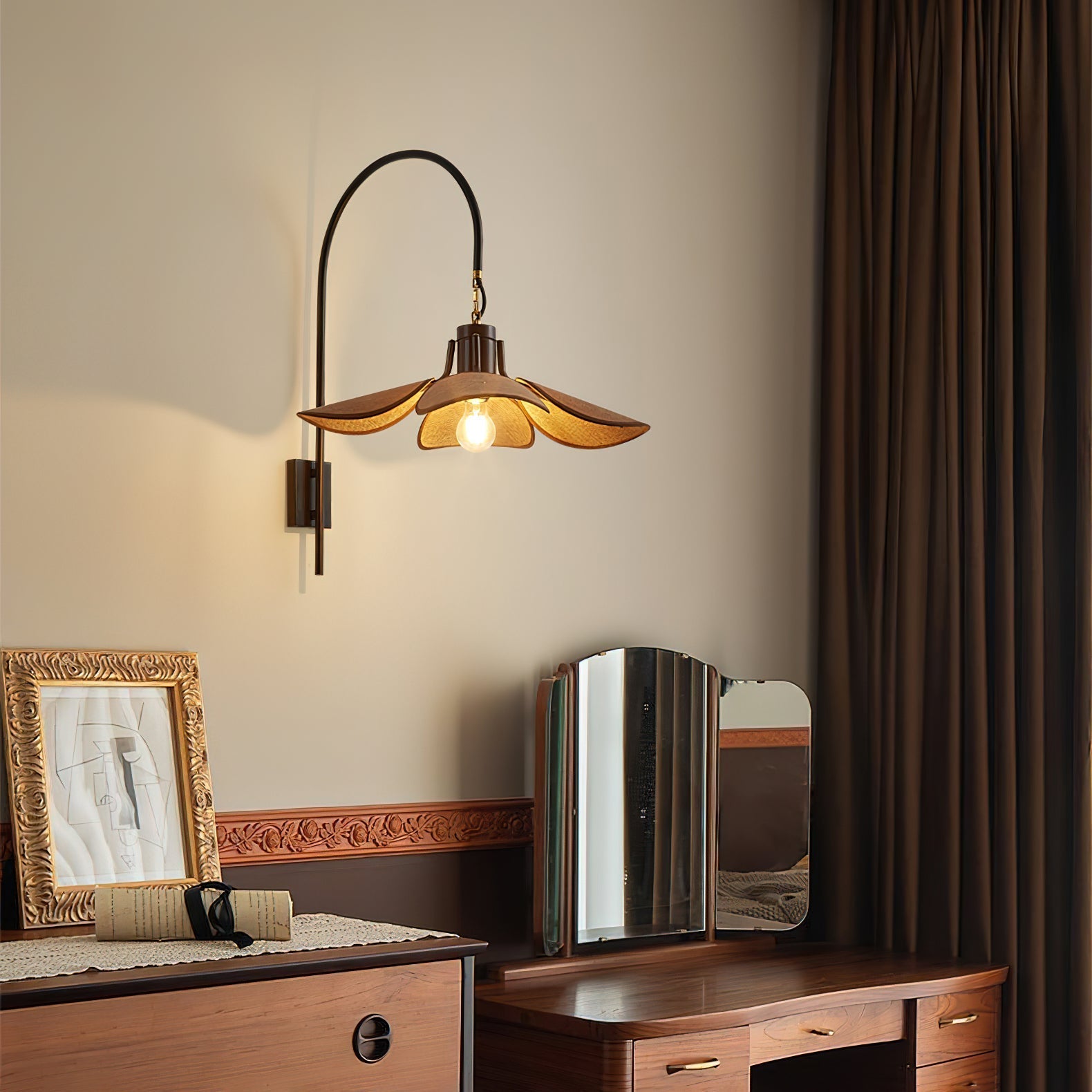 Visilis Premium Nordic Art Bloom Wall Lamp-Neutral Decor