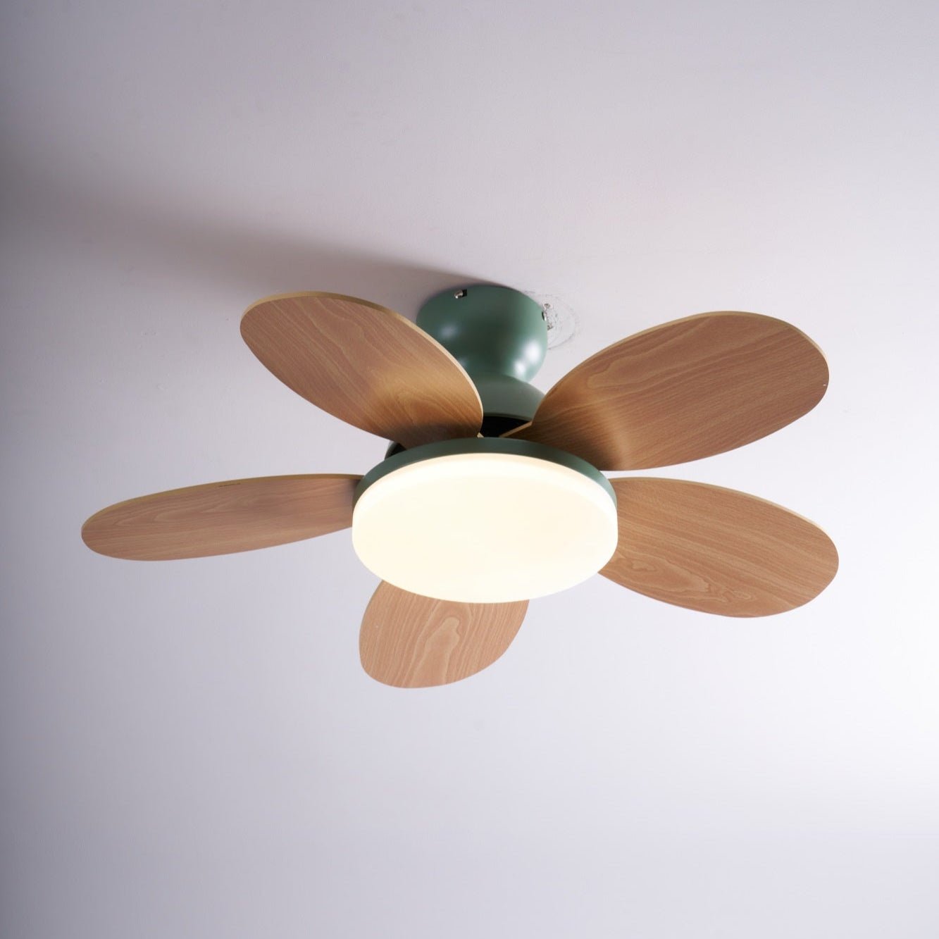 Liora Colorful Glass Kids Ceiling Fan Light-Neutral Decor