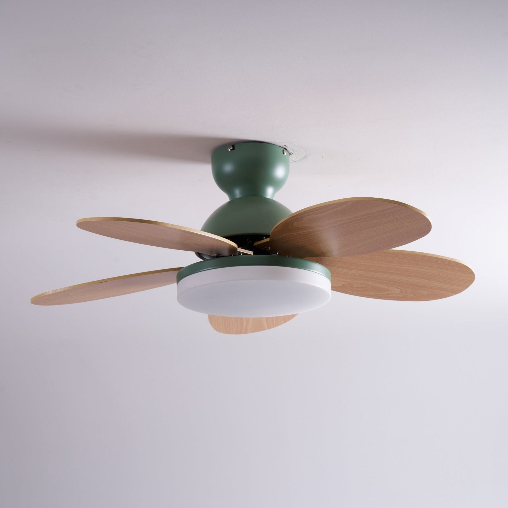Liora Colorful Glass Kids Ceiling Fan Light-Neutral Decor