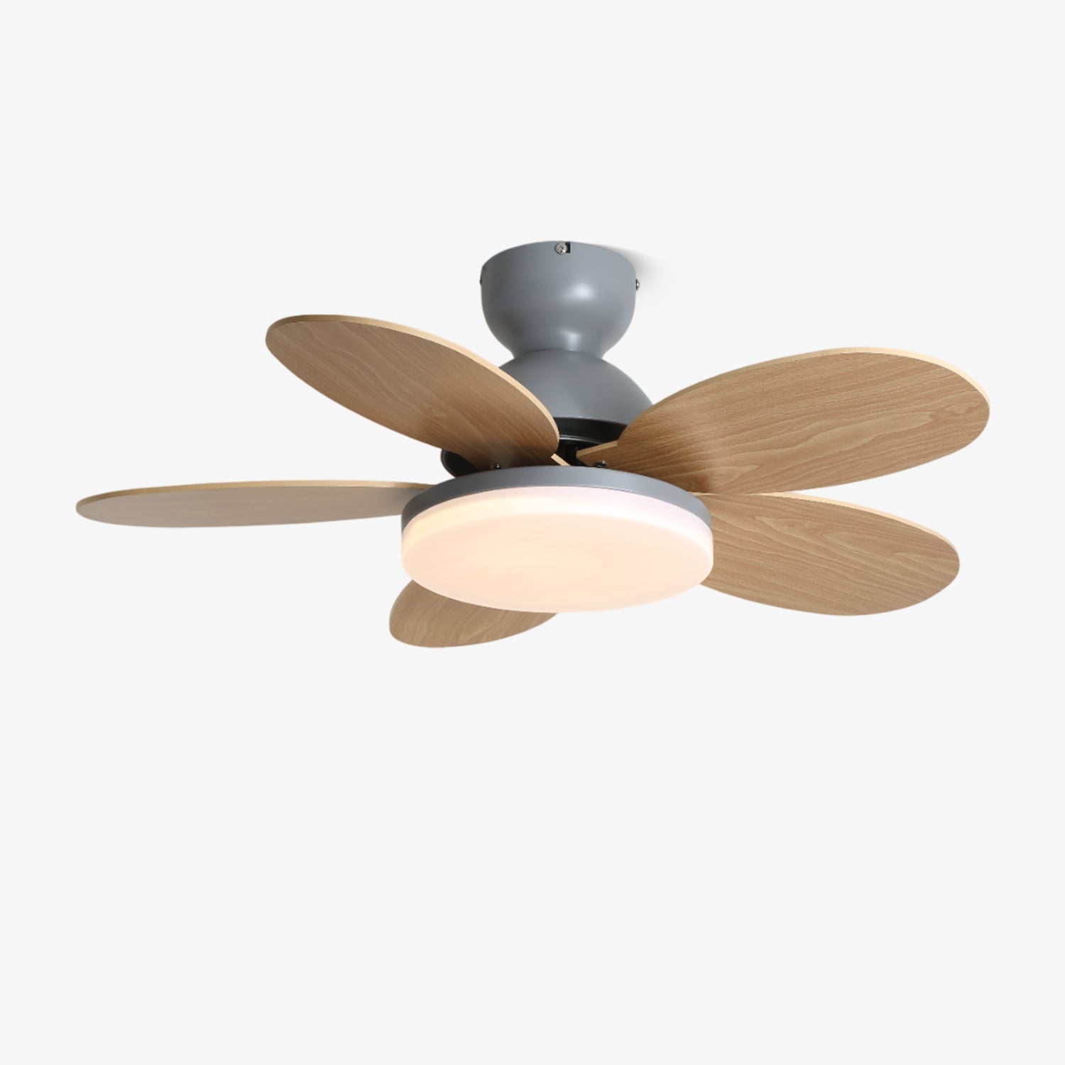 Liora Colorful Glass Kids Ceiling Fan Light-Neutral Decor