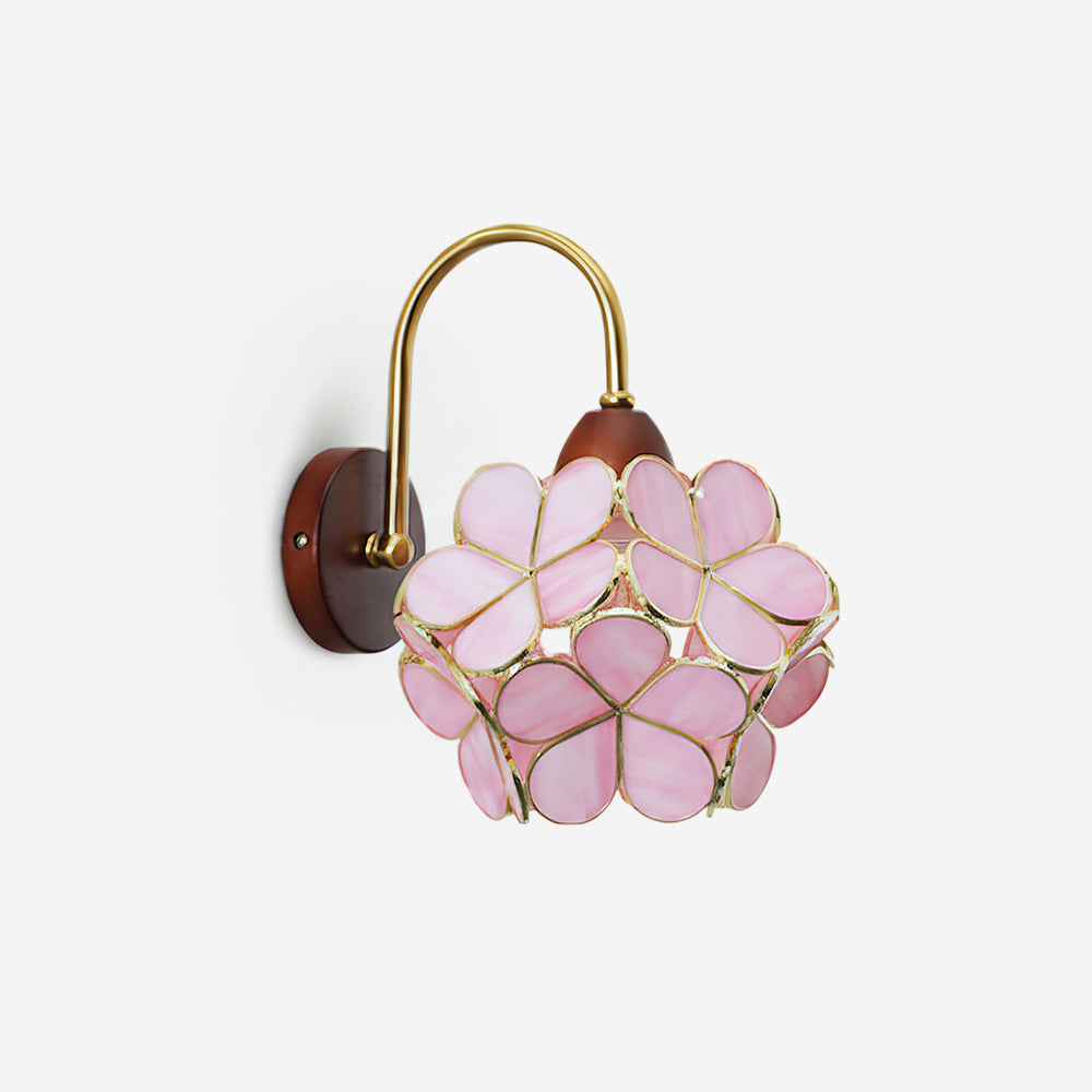 Petals-Wood Wall Lamp