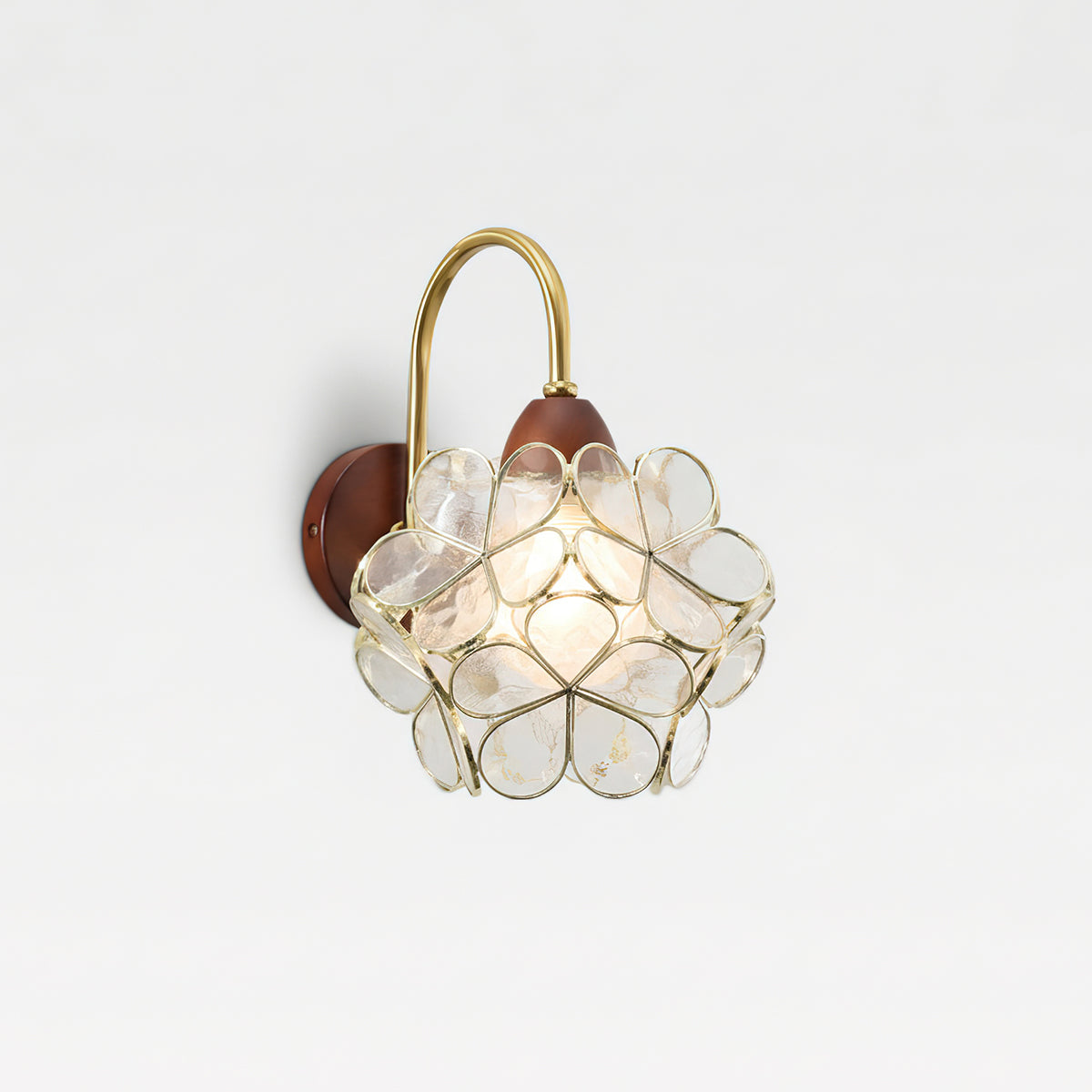 Petals-Wood Wall Lamp