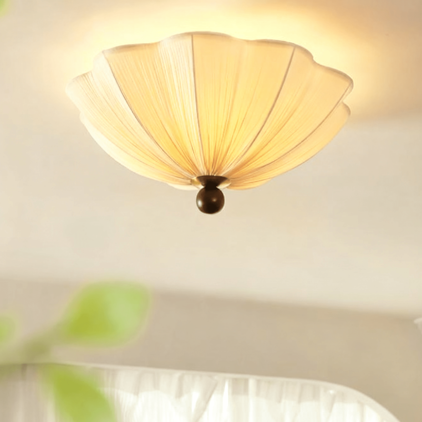 Smod Fabric Ceiling Light-Neutral Decor