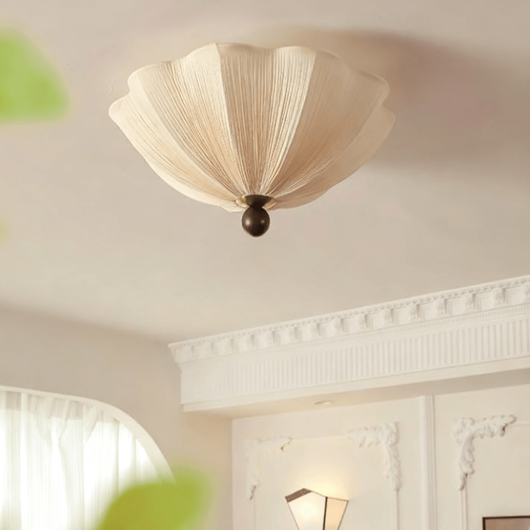Smod Fabric Ceiling Light-Neutral Decor