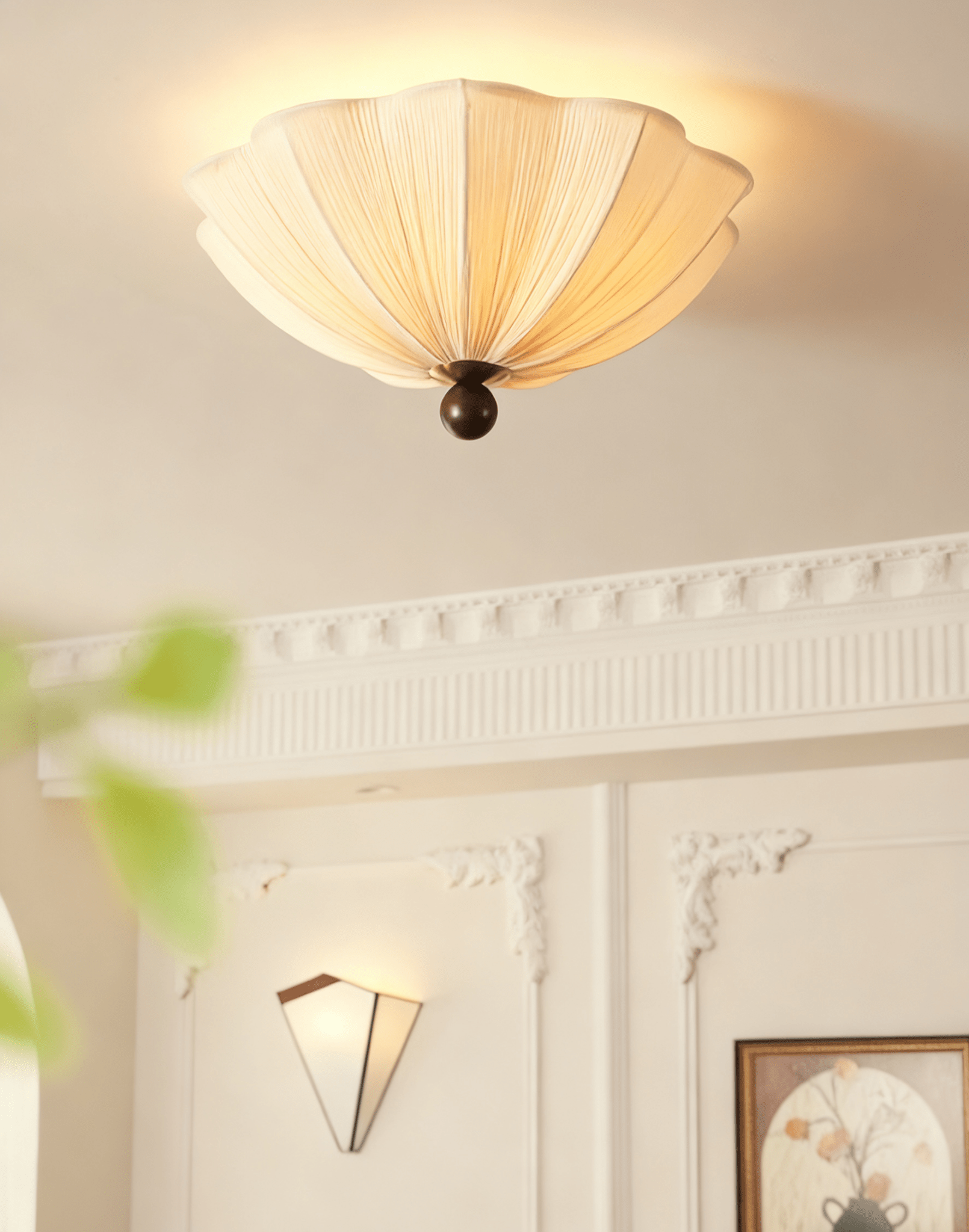 Smod Fabric Ceiling Light-Neutral Decor