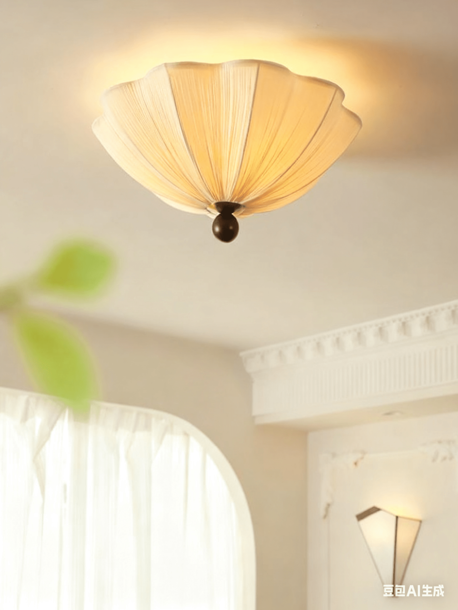 Smod Fabric Ceiling Light-Neutral Decor