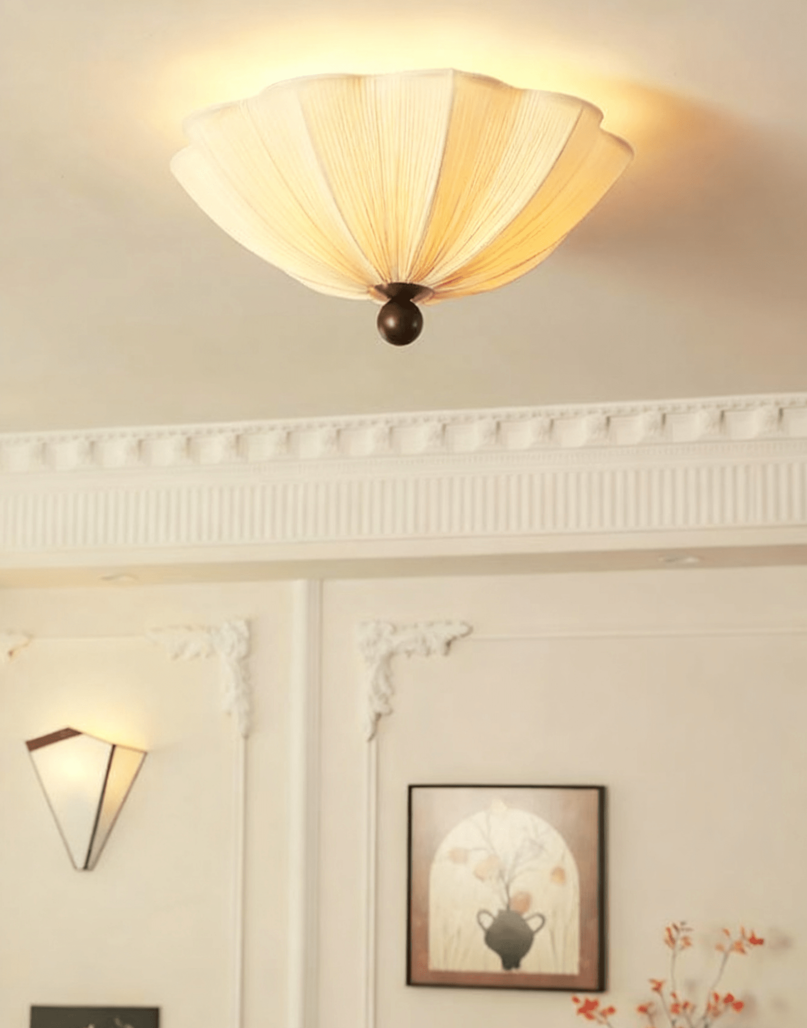 Smod Fabric Ceiling Light-Neutral Decor