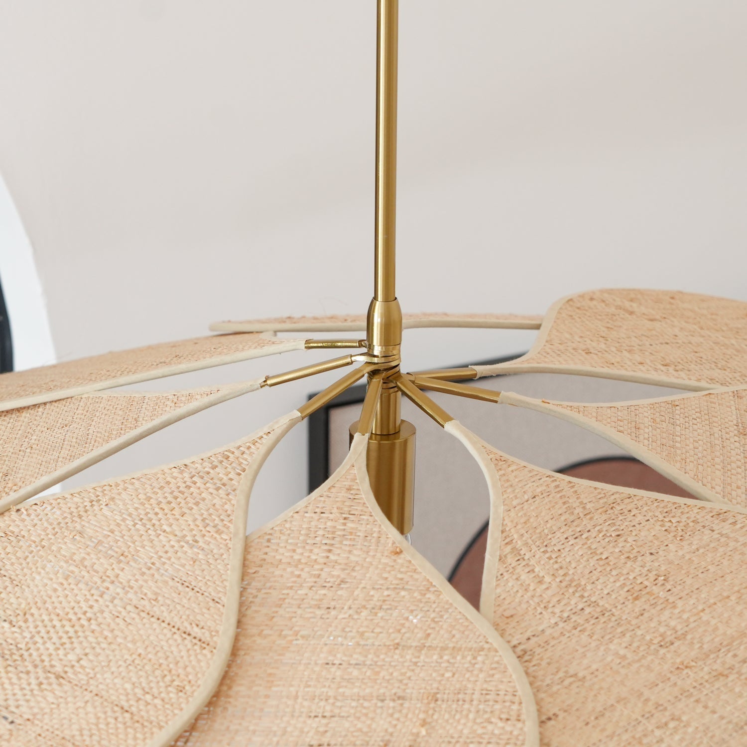 Vexlor Bohemian Fabric Pendant Lamp-Neutral Decor