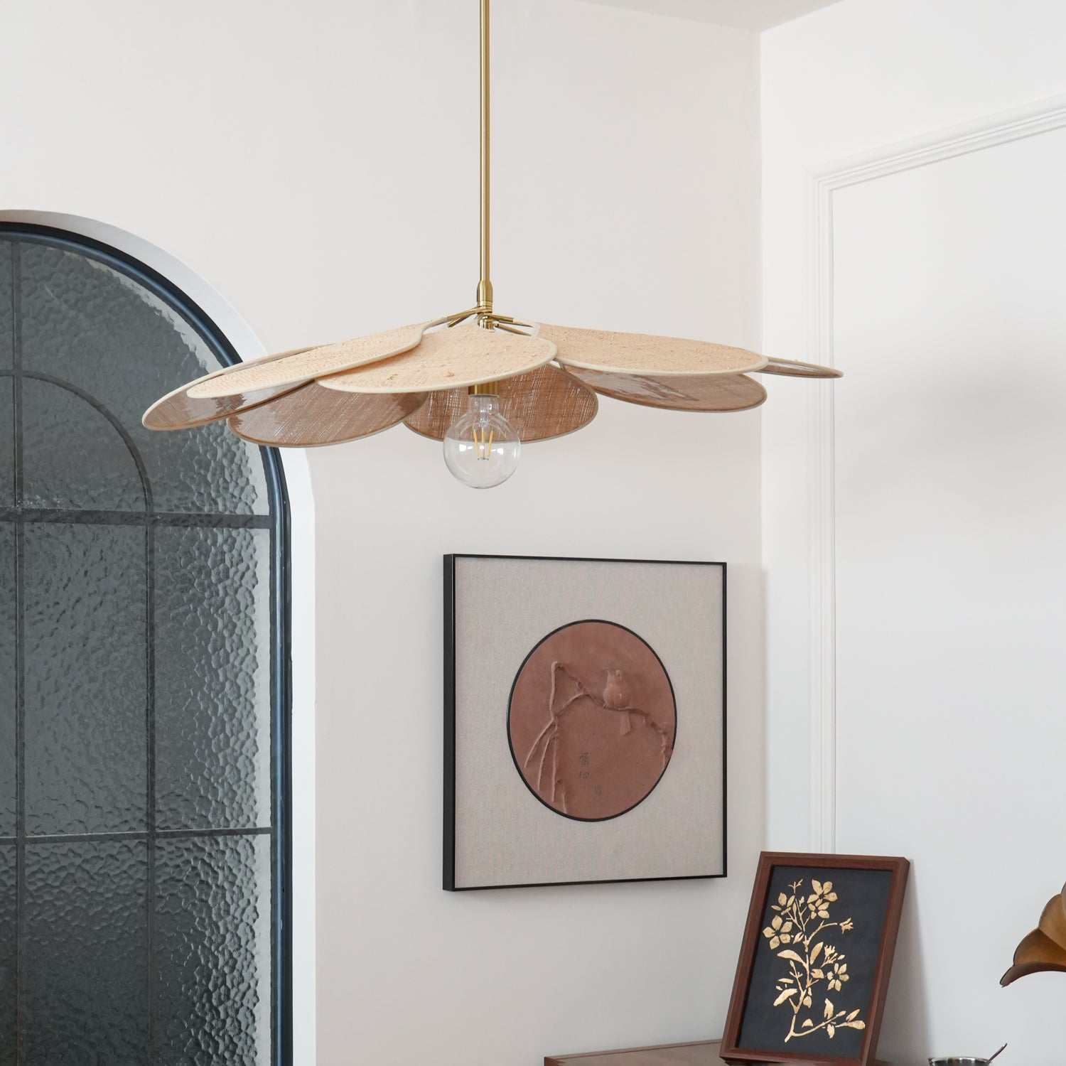 Vexlor Bohemian Fabric Pendant Lamp-Neutral Decor