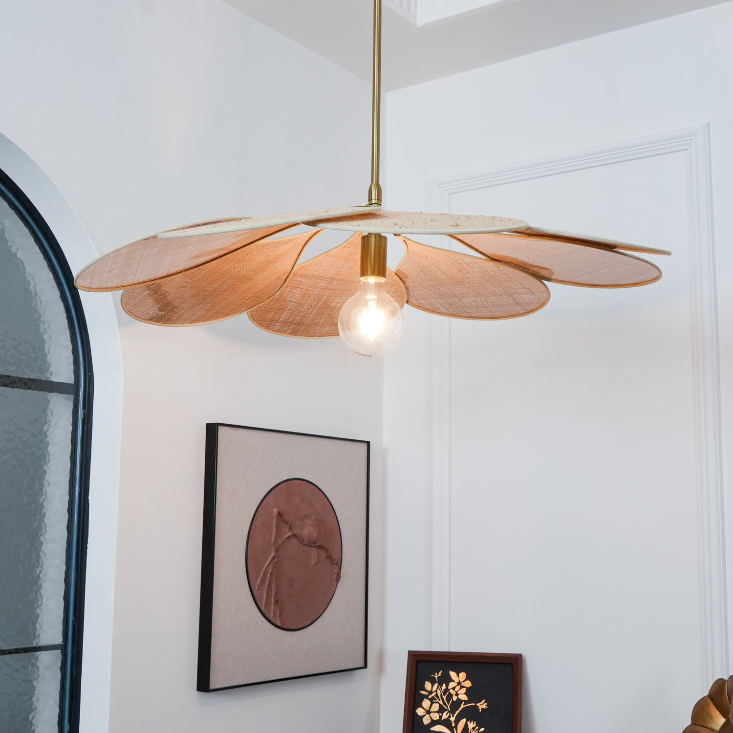 Vexlor Bohemian Fabric Pendant Lamp-Neutral Decor